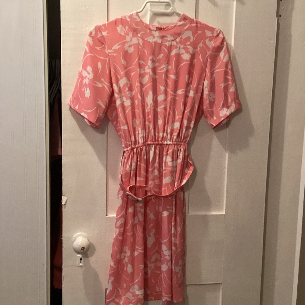 Pink Floral Dress